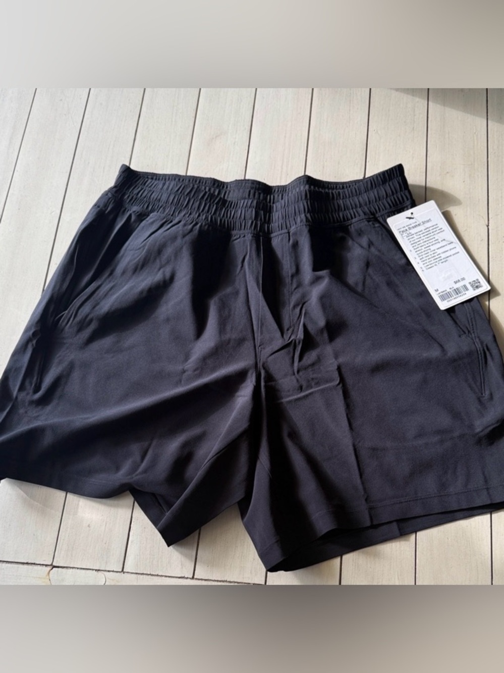 Lululemon Men's black shorts